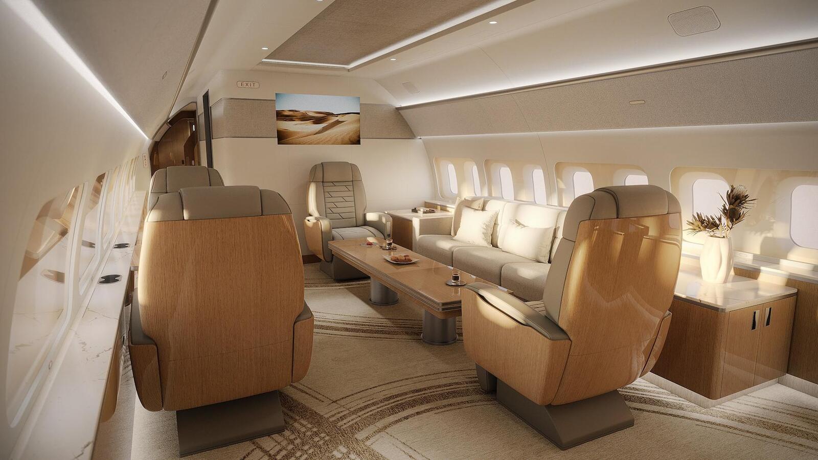 Vip Airliner interior